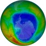 Antarctic Ozone 2009-08-27